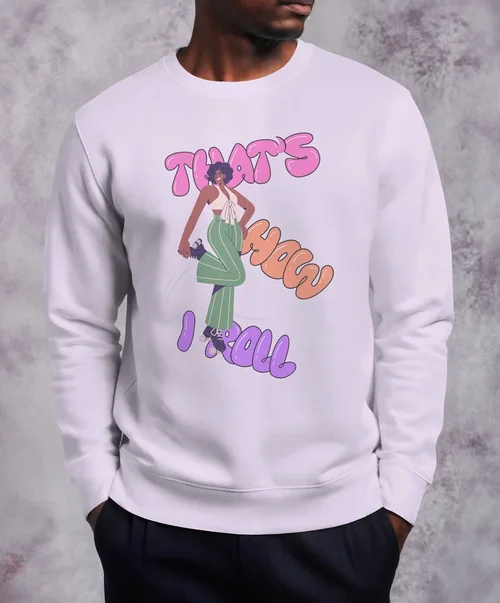 Elegant Mockup of a Male Model in a Sweatshirt
