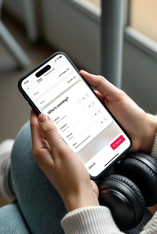 Casual iPhone 16 Pro Max Mockup in Relaxed Setting