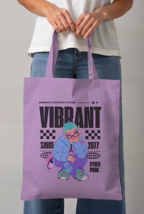 Beige Canvas Tote Bag Mockup for Stylish Displays