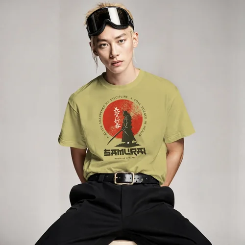 Stylish Mockup T-Shirt Against Soft Gray Background