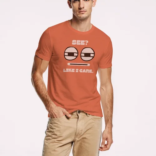 Mockup of Stylish T-Shirt Against Light Background Colors