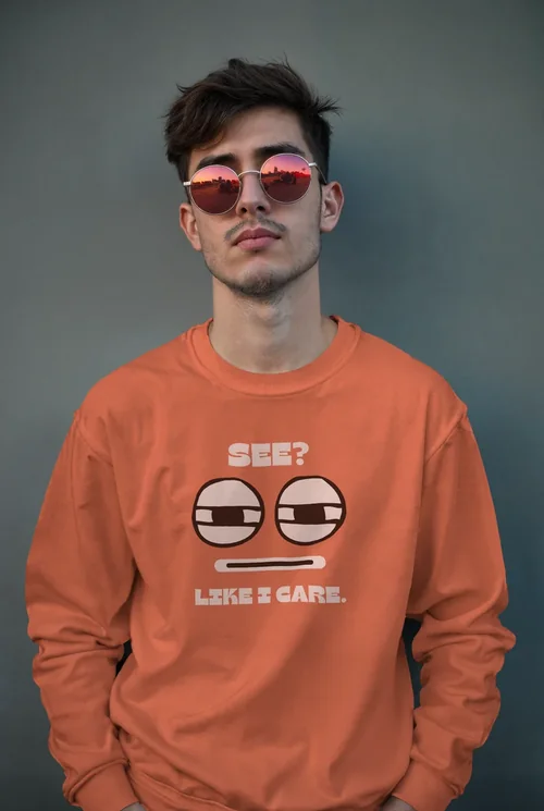 Stylish Mockup of a Young Man in a Sweatshirt