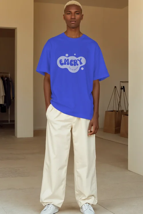 Stylish T-Shirt Mockup for Fashion Show Presentation