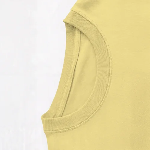 Elegant T-Shirt Mockup with Soft Colors and Minimalist Background