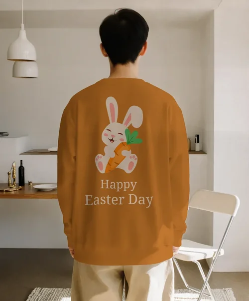 Stylish Mockup of a Young Man in a Sweatshirt