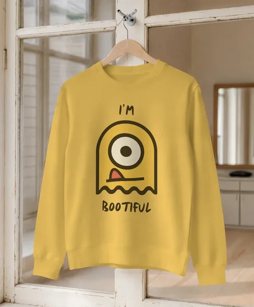 Elegant Sweatshirt Mockup in Minimalist Interior