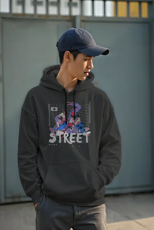 Stylish Hoodie Mockup with Soft Background Colors