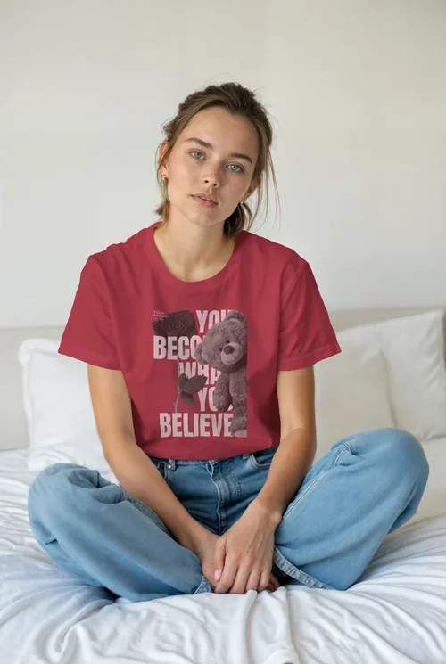 Minimalist Mockup with Soft Colors for T-Shirt Design