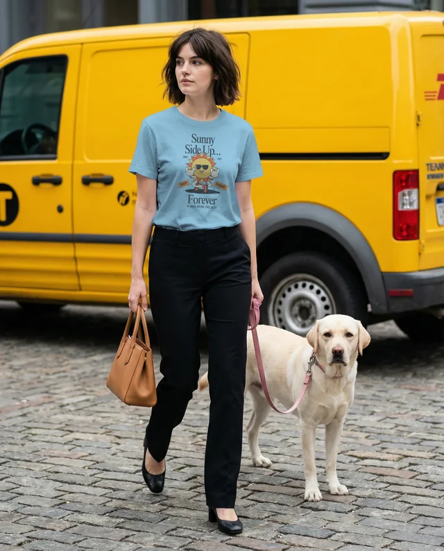 Stylish T-Shirt Mockup with Urban Fashion Vibe