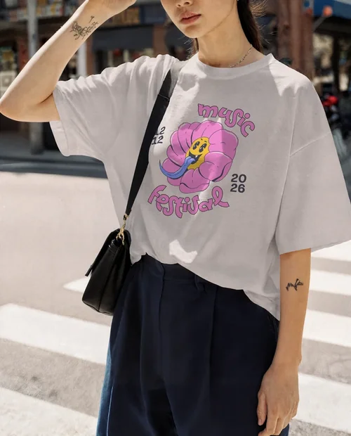 Stylish T-Shirt Mockup for Urban Fashion Inspiration