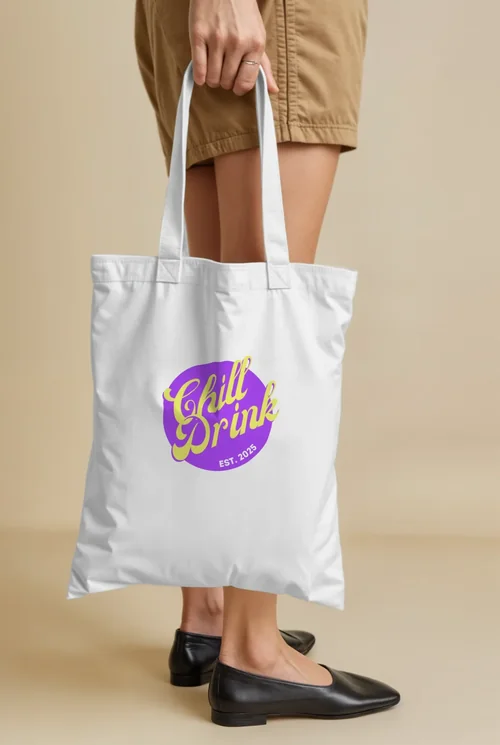 Mockup of Minimalist Tote Bag in Soft Natural Light