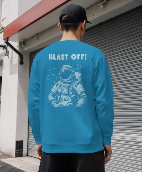 Stylish Mockup of a Young Man in a Sweatshirt