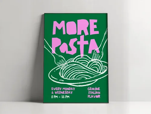 Minimalist Mockup Poster with Elegant Gray Background