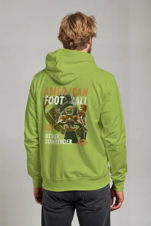 Stylish White Hoodie Mockup with Soft Gray Background