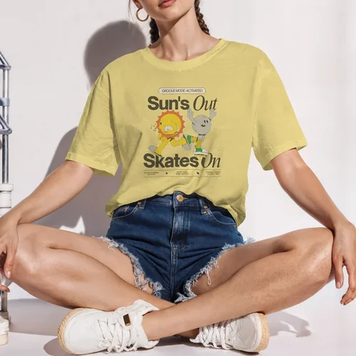 Stylish T-Shirt Mockup for Effortless Summer Fashion
