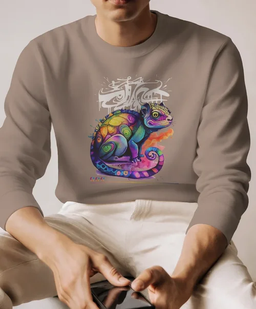 Stylish Mockup of a Casual Sweatshirt for Modern Fashion