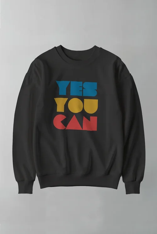 Minimalist Mockup of a White Sweatshirt for Designers