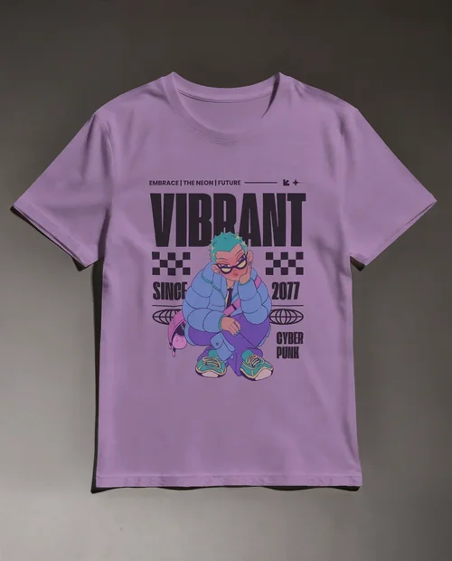 Minimalist T-Shirt Mockup on Dark Gray Surface