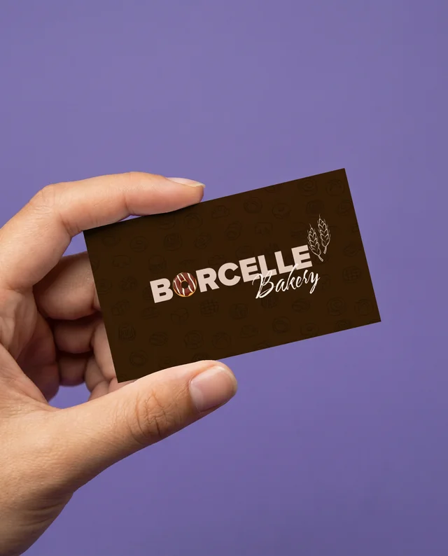 Elegant Mockup of a Business Card in a Human Hand