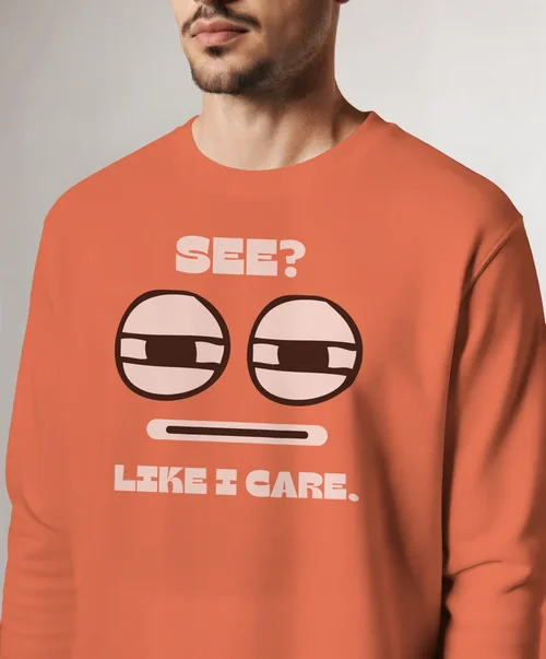 Stylish Mockup of a Relaxed Fit Sweatshirt