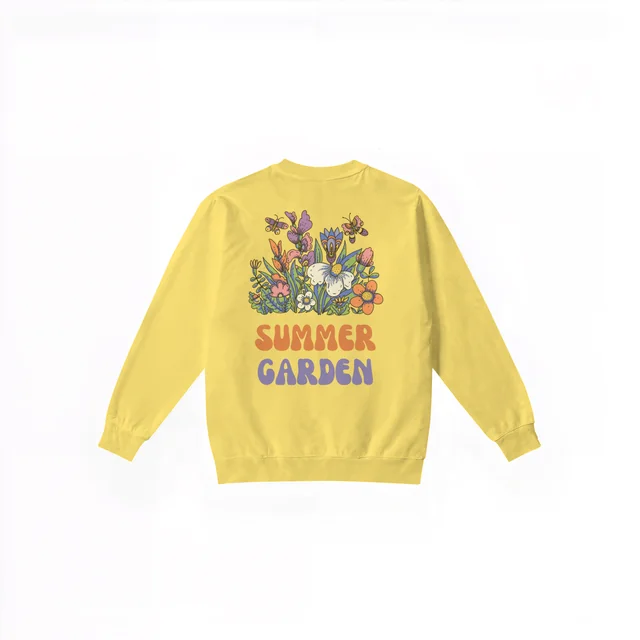 Elegant Mockup of a Classic White Sweatshirt