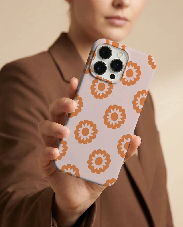 Elegant Phone Cover Mockup in Minimalist Setting