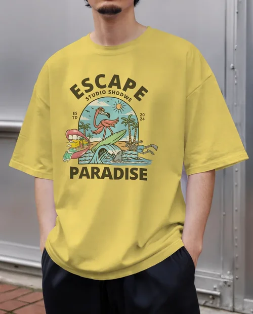 Casual T-Shirt Mockup for Modern Urban Style