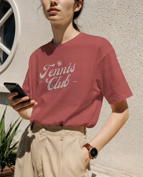 Stylish T-Shirt Mockup for Young Adults