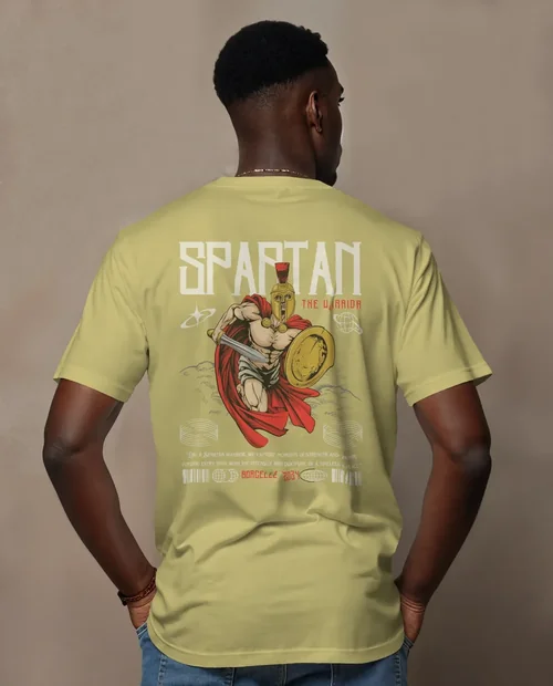 Modern Mockup of T-Shirt on Young Man