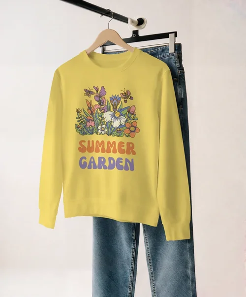 Minimalist Sweatshirt Mockup for Fashion Display