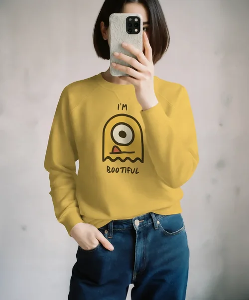 Stylish Mockup of a Casual Sweatshirt for Modern Looks