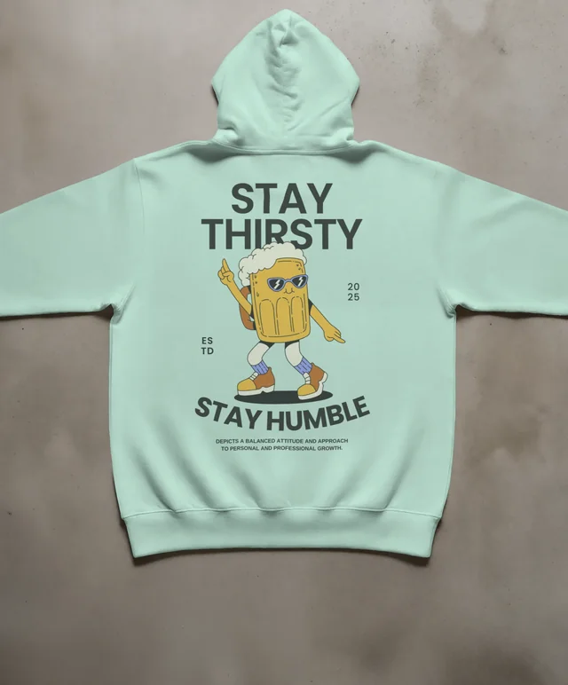 Minimalist Hoodie Mockup on Textured Surface