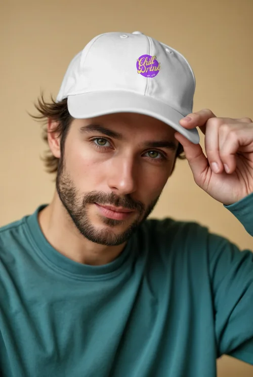Mockup of a Stylish Hat: Casual Cap Portrait