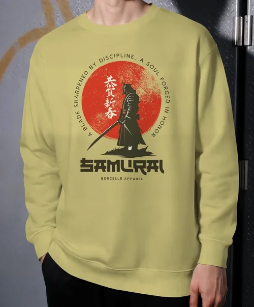 Stylish Mockup of a Relaxed Fit Sweatshirt