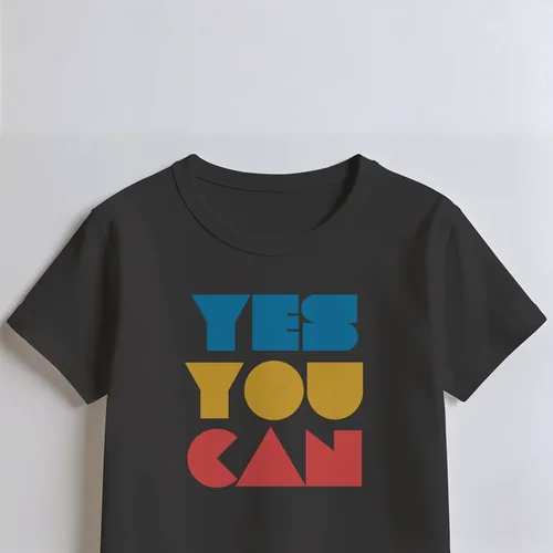 Mockup of T-Shirt on Soft Gray Background with Subtle Colors