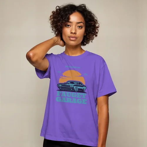 Mockup of a T-Shirt on a Light Background with Soft Colors