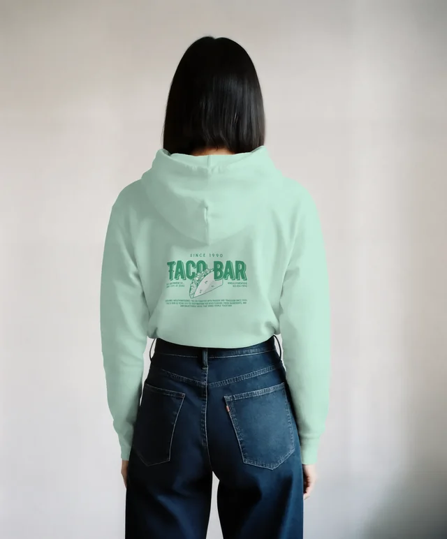 Stylish Mockup of a Woman in a Cozy Hoodie