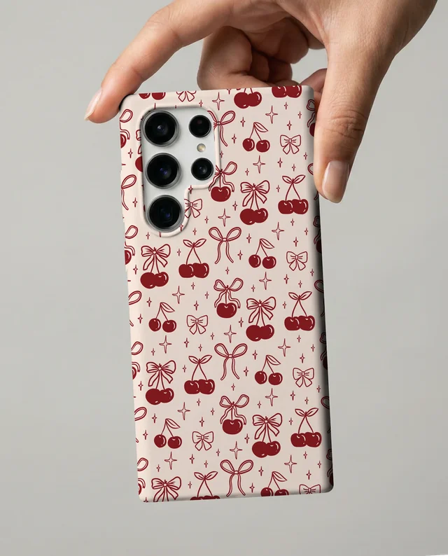 Modern Phone Cover Mockup with Sleek Smartphone Design