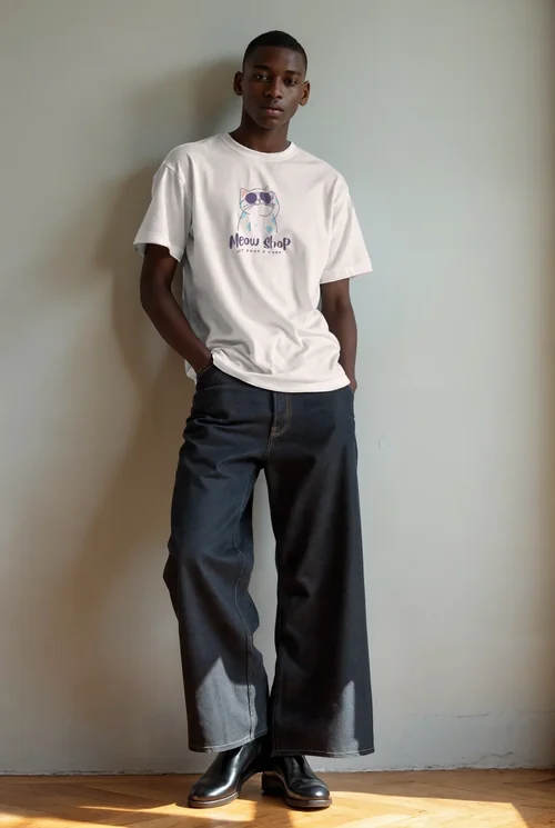 Stylish T-Shirt Mockup for Minimalist Fashion Campaign