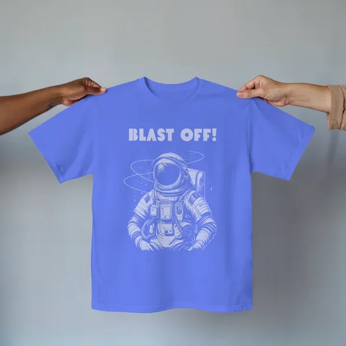 Elegant Mockup of T-Shirt on Neutral Gray Background