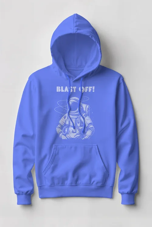 White Hoodie Mockup on Soft Neutral Background with Colors