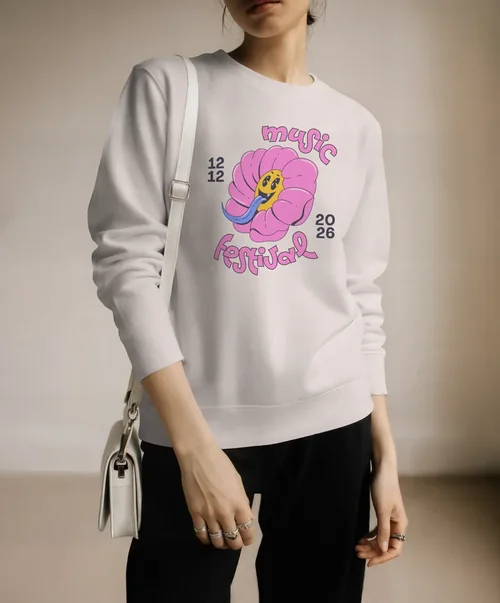 Chic Sweatshirt Mockup for Modern Streetwear Style