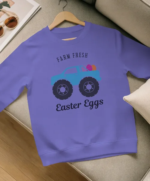 Minimalist Mockup of a Casual White Sweatshirt Display