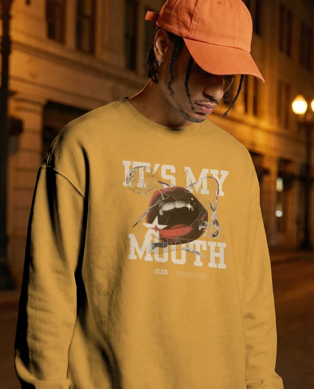 Urban Mockup of a Young Man in a Sweatshirt