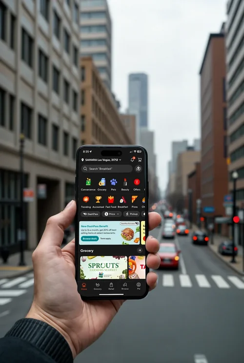 Urban iPhone 16 Pro Max Mockup: Street Scene Perspective