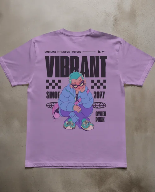 Minimalist T-Shirt Mockup on Gray Concrete Surface