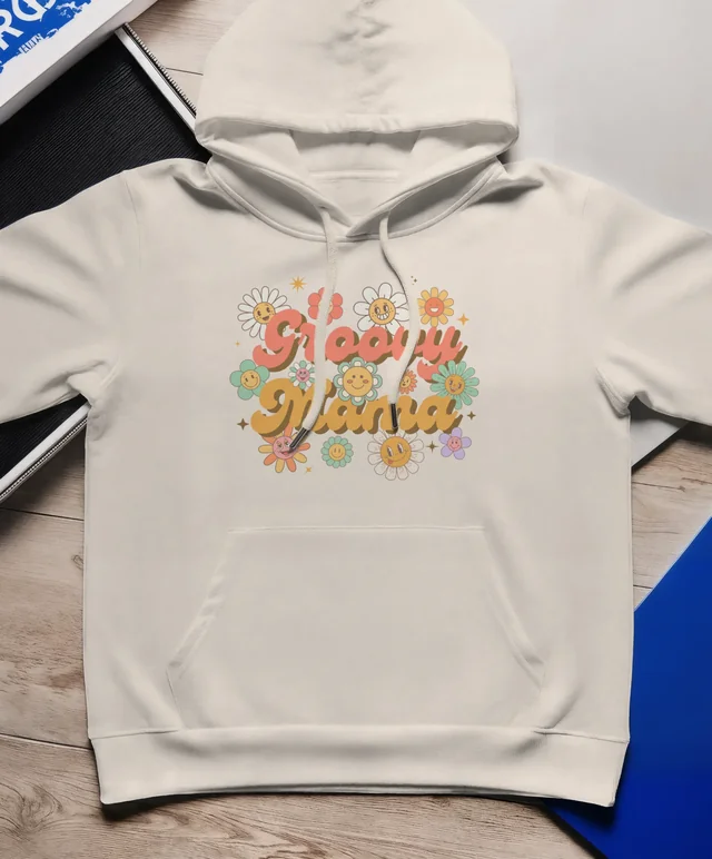 Stylish Mockup of a Classic White Hoodie