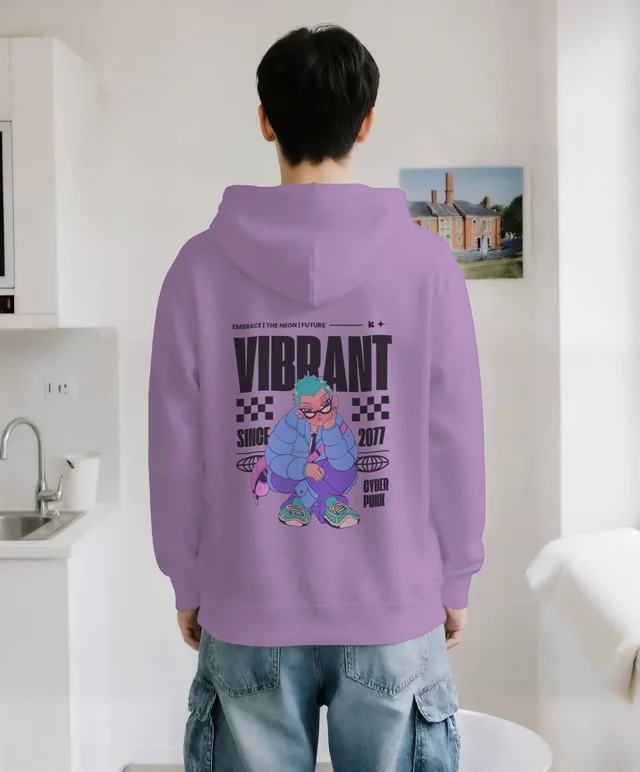 Stylish Hoodie Mockup in Modern Minimalist Interior