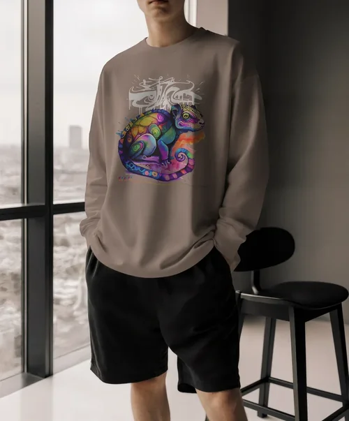 Stylish Sweatshirt Mockup in Modern Urban Setting