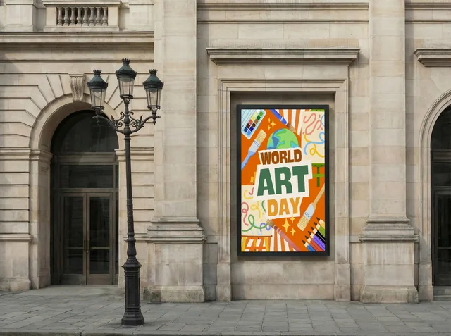 Elegant Mockup of a Billboard on a Classic Building